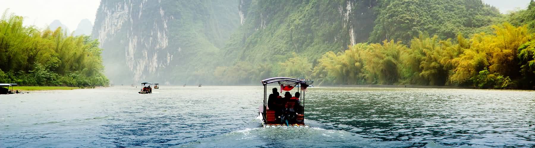 Bamboo Raft on Li River